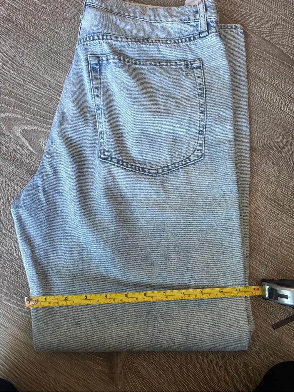 rag & bone Light Blue Straight-Leg Jeans